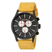 Reloj Nixon Hombre Marrón Sentry Leather Bronze A1052091