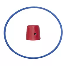 Peso De Panela Vermelho Globo+ Borracha 7l Silicone 