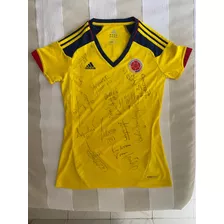 Camiseta Original De Colombia, Firmada Por Todo El Equipo.