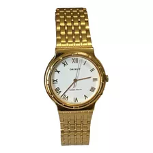Reloj Orient Chandor Hombre Mujer Chapado En Oro 22k
