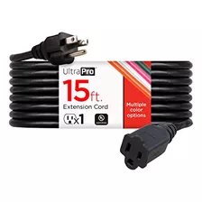 Cable De Extensión Ultrapro De 15 Pies, Con Doble Aislamient