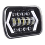 Carcasa De Faros Cuadrados De 7 Pulgadas + 9003/h4 Led Faros Nissan Versa S