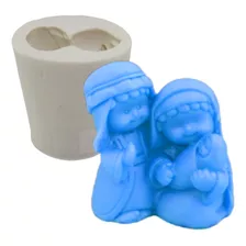 Molde Forma Silicone Sabonete Vela Sagrada Família Natal