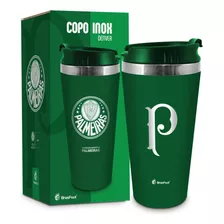 Copo Térmico Do Palmeiras Oficial Inox Emborrachado 450ml