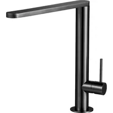 Misturador De Bacco Monocomando Black Matte Em Aço Escovado