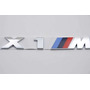 Par Emblema Letra Espadil Metal (flecha) Bmw M Negro