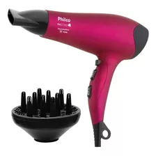 Secador Cabelo Philco Ph3700 Tourmaline Íon Difusor 110v 12x