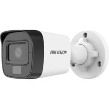 Cámara Seguridad Hikvision Con Audio 1080p 2mp Exterior Blanco