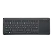 Teclado Inalámbrico Microsoft N9z All-in-one Qwerty Español Color Negro