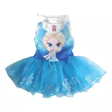 Vestido Niña Frozen Elsa Ana Fiesta Tutú Elegante