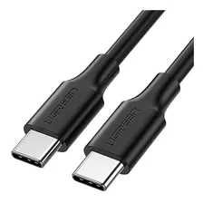Cable Usb C Doble 100cm Amplia Compatibilidad 60w Pvc - 3a