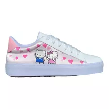 Tenis Mod. Hello Kitty Para Niña Mujer Juvenil En Tendencia