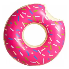 Boia Donut Mordido Criança Piscina Circular Inflável 60cm 