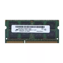 Memoria Ram 8gb Micron Ddr3 1600 Mhz Pc3-12800 1.35v Mt16ktf1g64hz-1g6e1 693374-001
