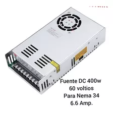 Fuente Dc 400w -60v Para Motor Nema 34