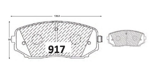 Pastillas De Frenos Delanteras Mazda Jeep Cx9 2007-2018 Foto 2