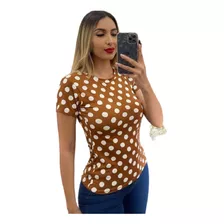 Blusa De Dama, Blusa Casual Estampada Ideal Para Dama