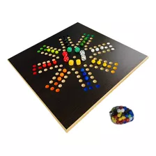 Juego De Mesa No Te Enojes 8 Jugadores Con Canicas Y Dados