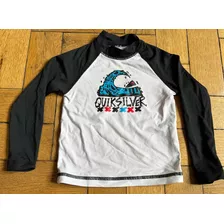 Lycra Remera Manga Larga Quicksilver Niño Talle 2