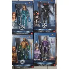 Aquaman, Mera Dc Multiverse 4 Figuras 