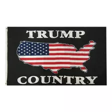 Bandera De Trump Country Usa Polinailon 3x5 3'x5'