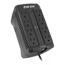 Regulador Forza Fvr-901m 900va/450w 8 Contactos Color Negro