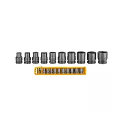 Set Dados Ingco 1/2 Llave De Impacto 10 Dados Nro 10 - 24