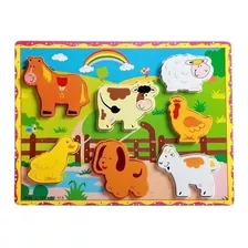 Set D 3 Puzzle Encaje Rompecabeza Juguete D Madera Didáctico