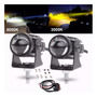 2pc Faros De Lupa Doble Color Luz Para Auto Moto 32000lm Led