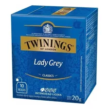 Te Twinings Lady Gray 5 Cajas X10 Saquitos Importado 