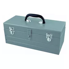 Caja Porta Herramientas Metálica 40x18.2x16.3cm Surtek Cm16g Color Gris