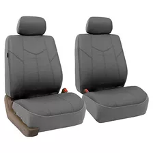 Fundas De Asiento De Automóvil Gris Asientos Delantero...