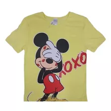 Camiseta Feminina Estampada Manga Curta Disney