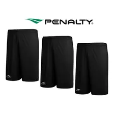 Kit 3 Shorts Calção Penalty Academia Futebol Treino Original