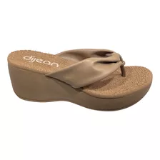 Chinelo Tamanco Plataforma Dijean Dj0556c