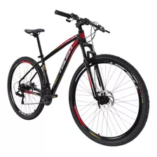 Bicicleta Aro 29 Trust - 24 Vel. Cambios Shimano Cor Preto/vermelho Tamanho Do Quadro 21