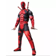 Disfraz Deadpool Con Musculos - Importado Entrega Inmediata