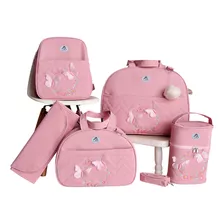 Kit Bolsa Saída Maternidade Menina Borboleta Varias Cores