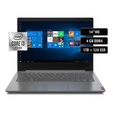 Notebook Lenovo V14 G1 Core I3 4gb 128ssd + 1tb 14 W10 Pro Color Gris