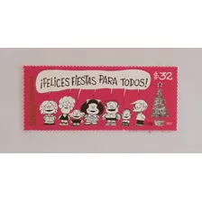  Estampilla Mafalda- Navidad - - Argentina Mnh 2017