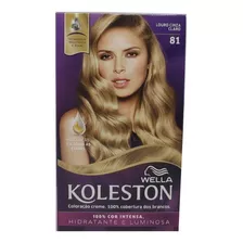 Tinta Para Cabelo Koleston Coloração Creme 81 Louro Cinza 