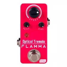 Pedal De Guitarra Flamma Optical Tremolo Fc16, Color Rosa Oscuro