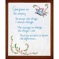 Estampilla White Stampped 11x14serenity Prayer