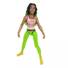 Boneco Action Figure Naomi Wwe Superstar Lutador C12