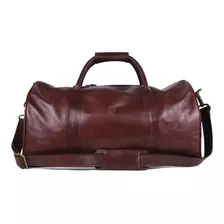 Maleta Duffel Grande 100% Piel Estuche Incluido Ag Leather