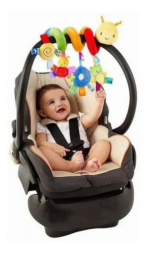 Peluche Sonaja Juguete Espiral Para Bebe Carriola, Cuna