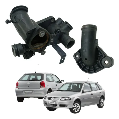 Carcaça Da Valvula Termostatica Vw Gol G3 G4 1.0 8v Usado