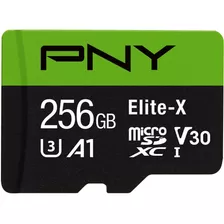 Pny Technologies 256gb Elite-x Uhs-i Microsdxc Memory Card