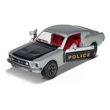 Miniatura - 1:64 - Ford Mustang Fastback Police C/ Lata - Me