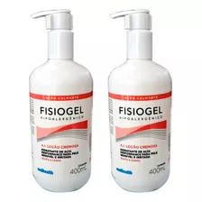 2 Creme Hidratante Corporal Fisiogel Pele Sensível 400ml 